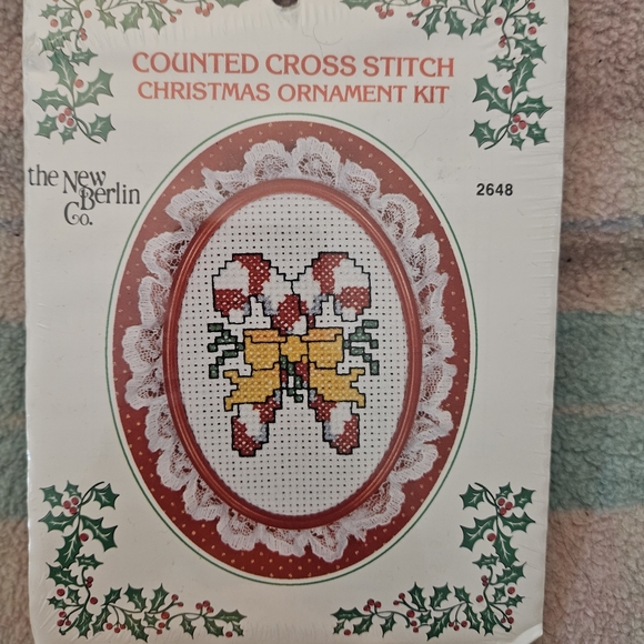 Set Of Christmas Ornament Cross Stitch Kits - Picture 2 of 4